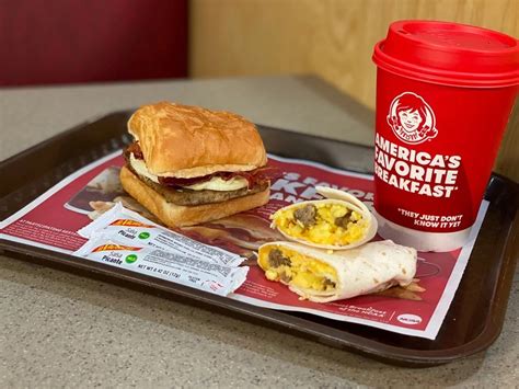 What time do wendy - Feb 12, 2023 · While Wendy’s is best known for its lunch and dinner menu, it has recently added a formidable breakfast menu. You can start ordering breakfast at Wendy’s at 6:30 in the morning. The menu is available until 10:30 AM. At this point, the menu changes over to lunch. Keep in mind that some stores have different hours. 